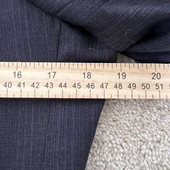 Daniel Hechter Jacket Blazer Sport Coat Blue Navy Mens Lined Striped - Picture 9 of 13